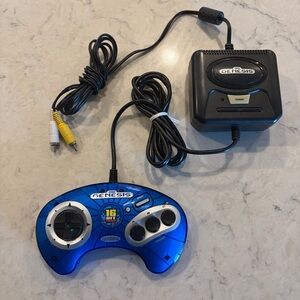 Radica Sega Genesis Arcade Legends 6-in-1 Plug & Play Console - Blue Vol 1